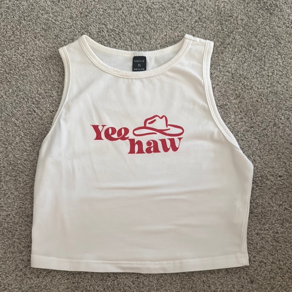 Girls Yee Haw White Tank Too
Never worn brand